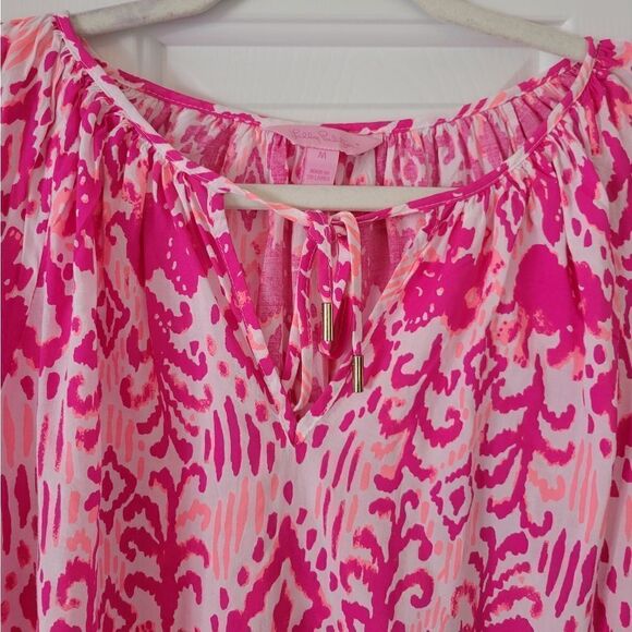 Lilly Pulitzer Willa top Sz M - Picture 4 of 8